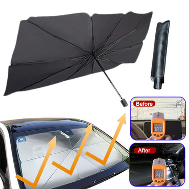 Foldable Car Windshield Sun Shade Umbrella - Rarecars